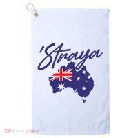 Straya Aussie For Australian Slang Golf Towel thumb 0