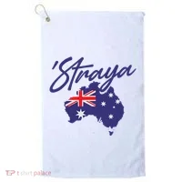 Straya Aussie For Australian Slang Golf Towel thumb 0