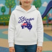 Straya Aussie For Australian Slang Kids Hoodie thumb 3