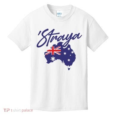 Straya Aussie For Australian Slang Kids T-Shirt