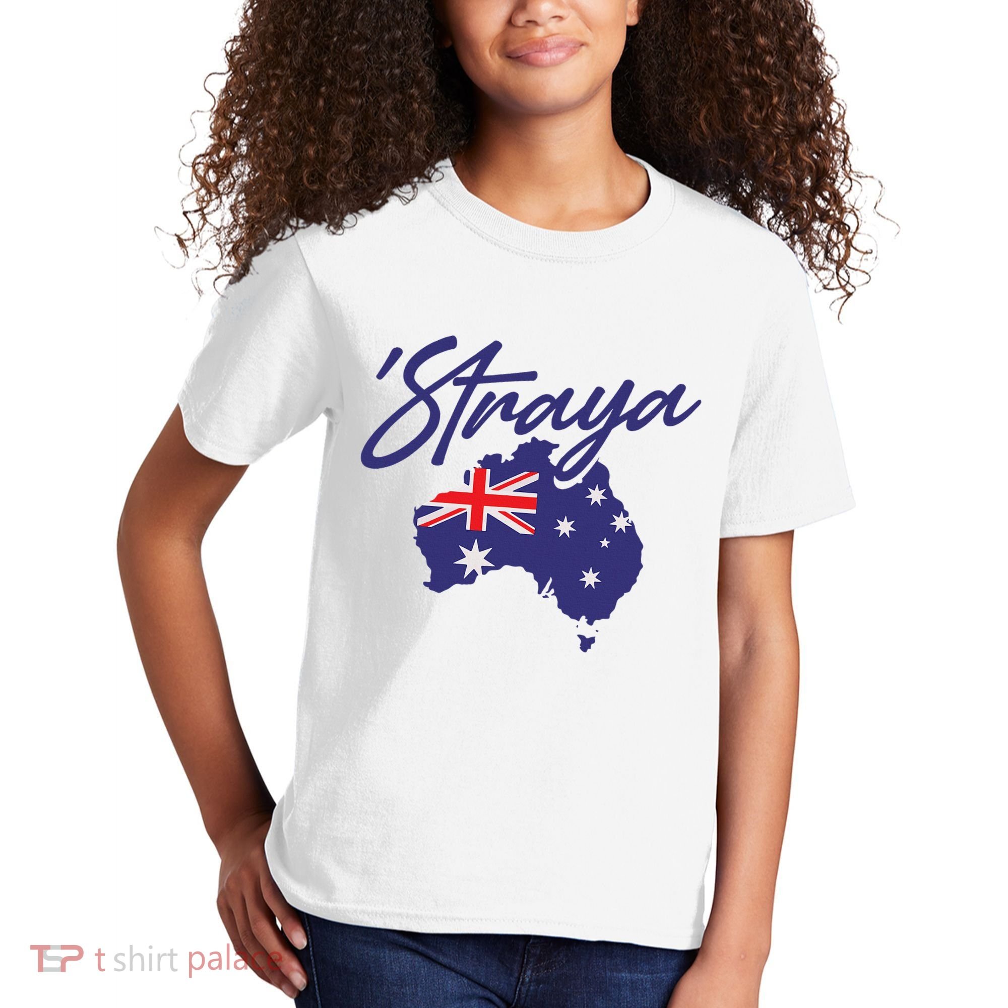 Straya Aussie For Australian Slang Kids T-Shirt