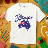Straya Aussie For Australian Slang Kids T-Shirt thumb 3