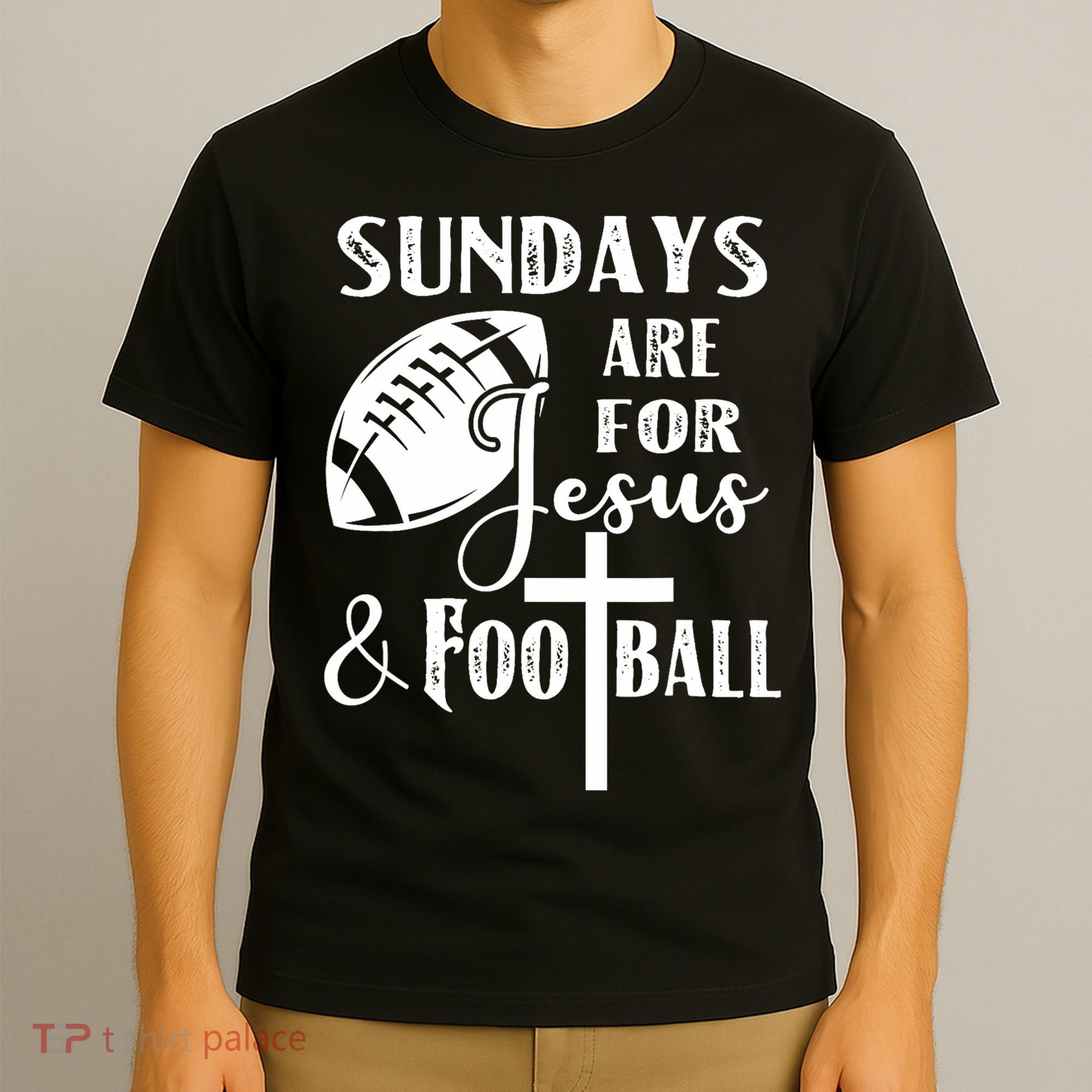 Sundays Are For Jesus And Football T-Shirt