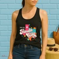 San Antonio Fiesta City Cinco De Mayo Fiesta Squad Texas Women's Tank Top thumb 2