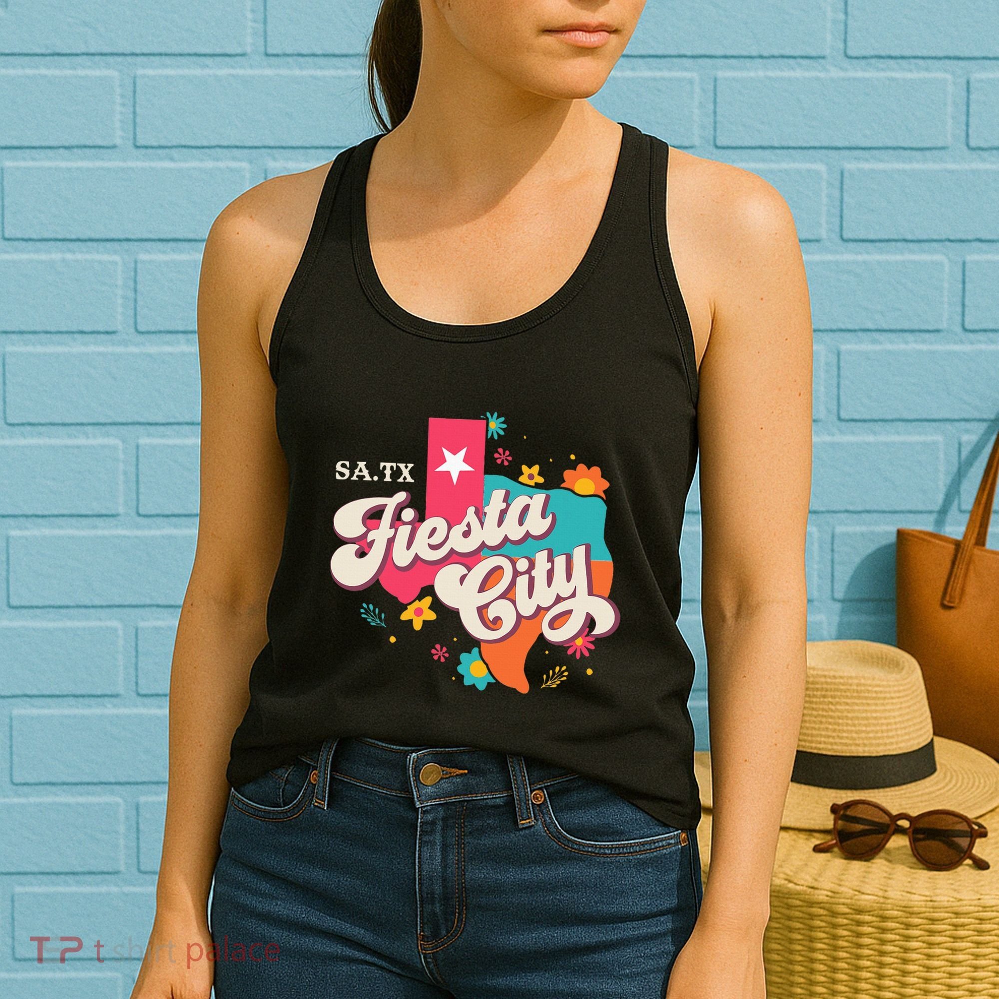 San Antonio Fiesta City Cinco De Mayo Fiesta Squad Texas Women's Tank Top