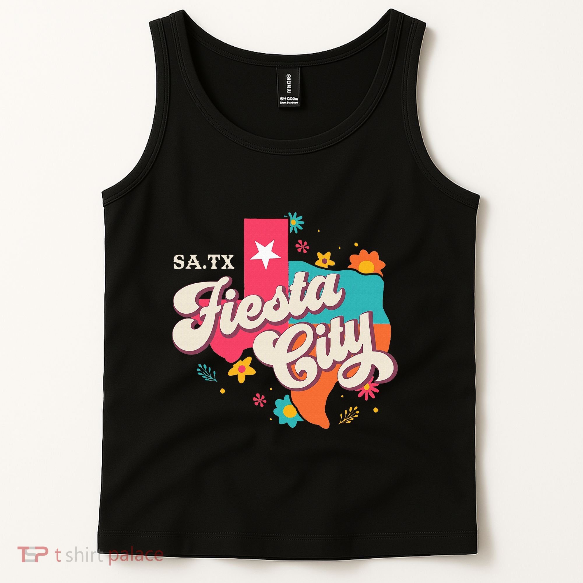 San Antonio Fiesta City Cinco De Mayo Fiesta Squad Texas Tank Top