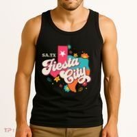San Antonio Fiesta City Cinco De Mayo Fiesta Squad Texas Tank Top thumb 3