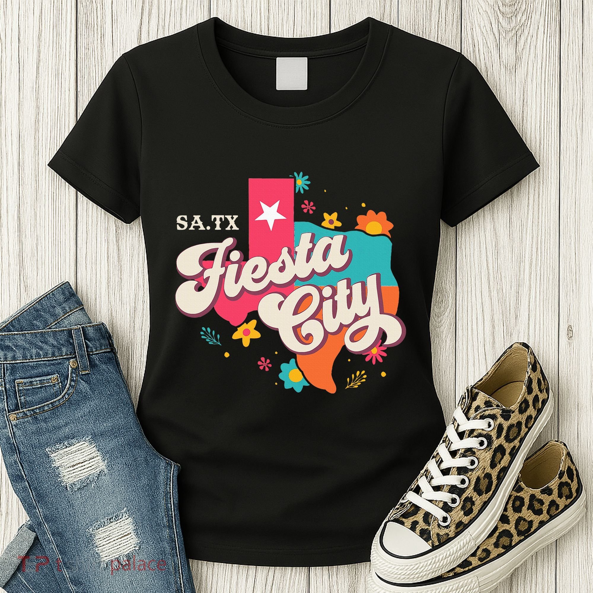 San Antonio Fiesta City Cinco De Mayo Fiesta Squad Texas Women's T-Shirt