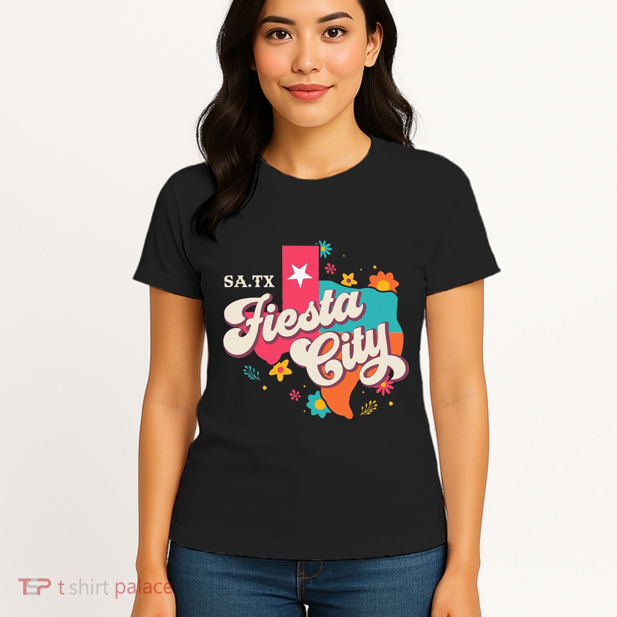 San Antonio Fiesta City Cinco De Mayo Fiesta Squad Texas Women's T-Shirt