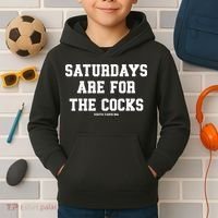 Saturdays Are For The Cocks Kids Hoodie thumb 2