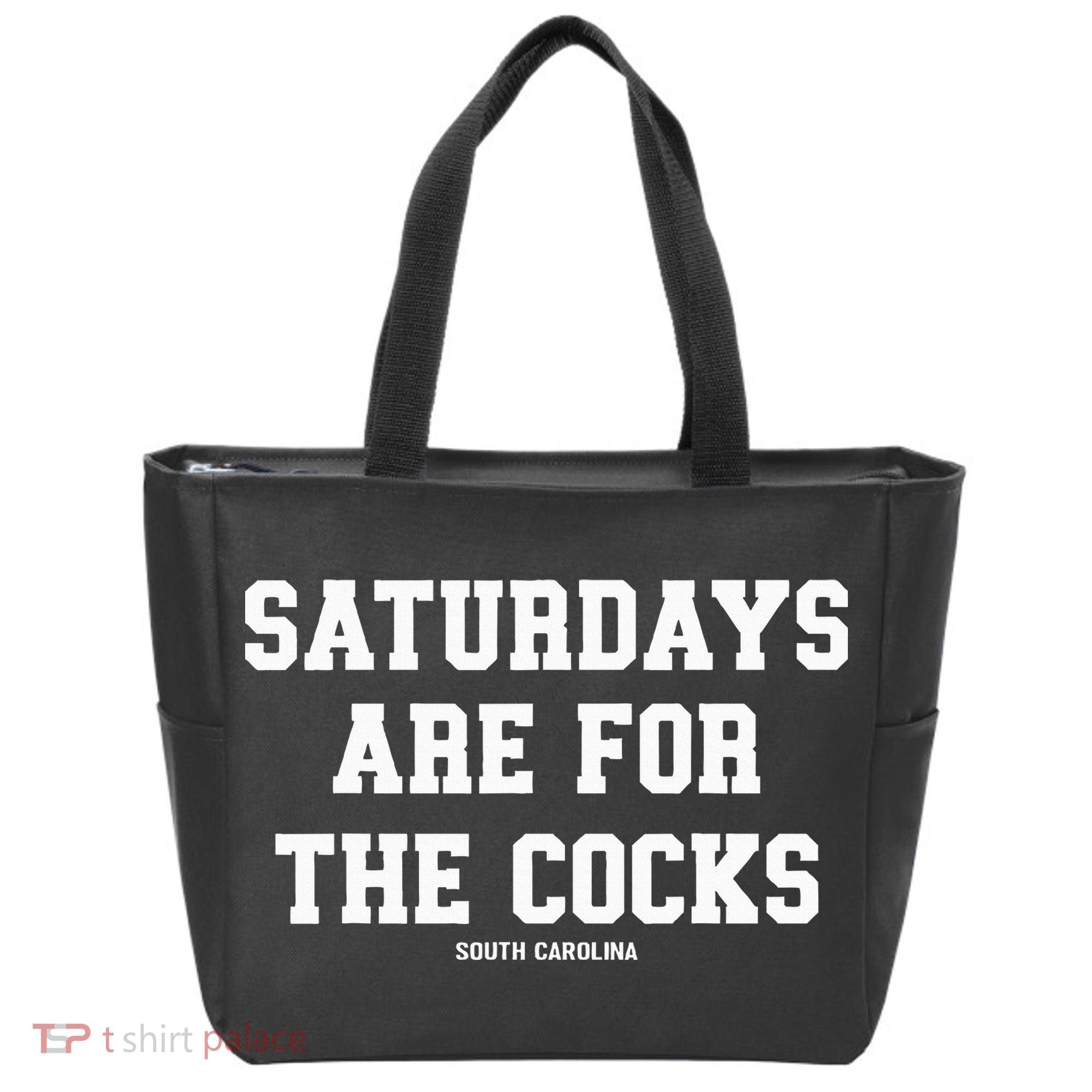 Saturdays Are For The Cocks Tote Bag