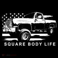 Squarebody American Flag Square Body Truck Coffee Mug thumb 5