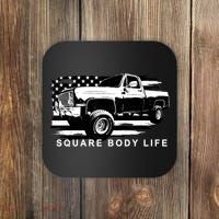 Squarebody American Flag Square Body Truck Coaster thumb 0
