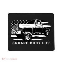 Squarebody American Flag Square Body Truck Mousepad thumb 0