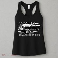 Squarebody American Flag Square Body Truck Women's Tank Top thumb 3