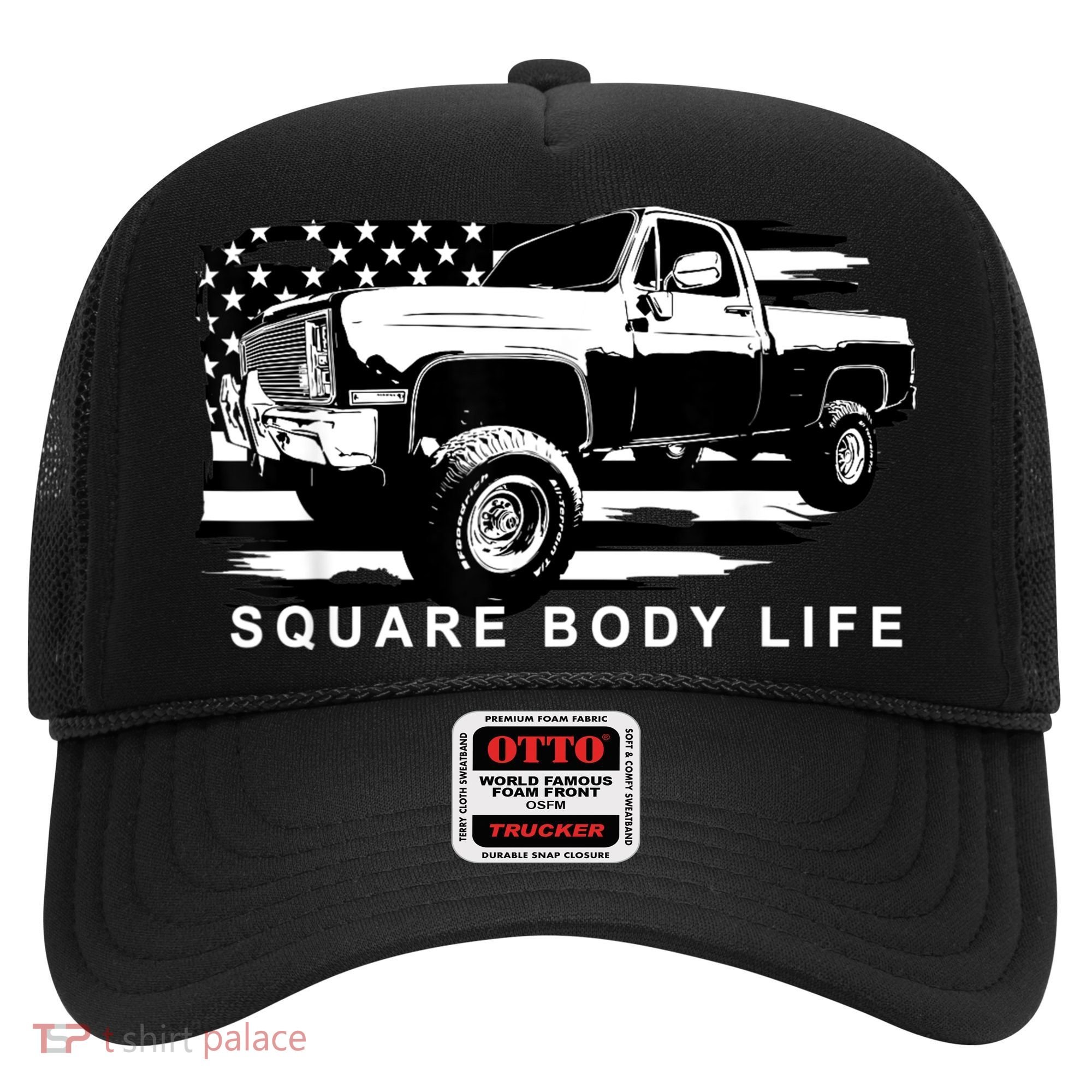 Squarebody American Flag Square Body Truck Hat