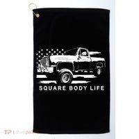 Squarebody American Flag Square Body Truck Golf Towel thumb 0