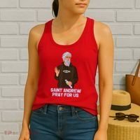 St Andrew Fishing Patron Saint Of Fisherman Catholic Saint Women's Tank Top thumb 2