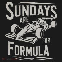 Sunday Are For Formula Racing Track Days & Motorsports Gift T-Shirt thumb 7