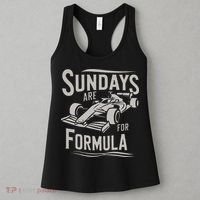 Sunday Are For Formula Racing Track Days & Motorsports Gift Women's Tank Top thumb 3