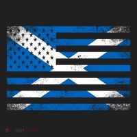 Scottish American Flag Proud Scotland Usa Cute Gift Beanie thumb 2