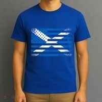 Scottish American Flag Proud Scotland Usa Cute Gift T-Shirt thumb 3