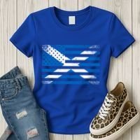 Scottish American Flag Proud Scotland Usa Cute Gift Women's T-Shirt thumb 3