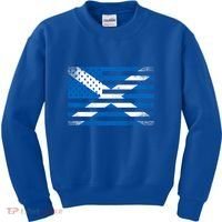 Scottish American Flag Proud Scotland Usa Cute Gift Kids Sweatshirt thumb 0