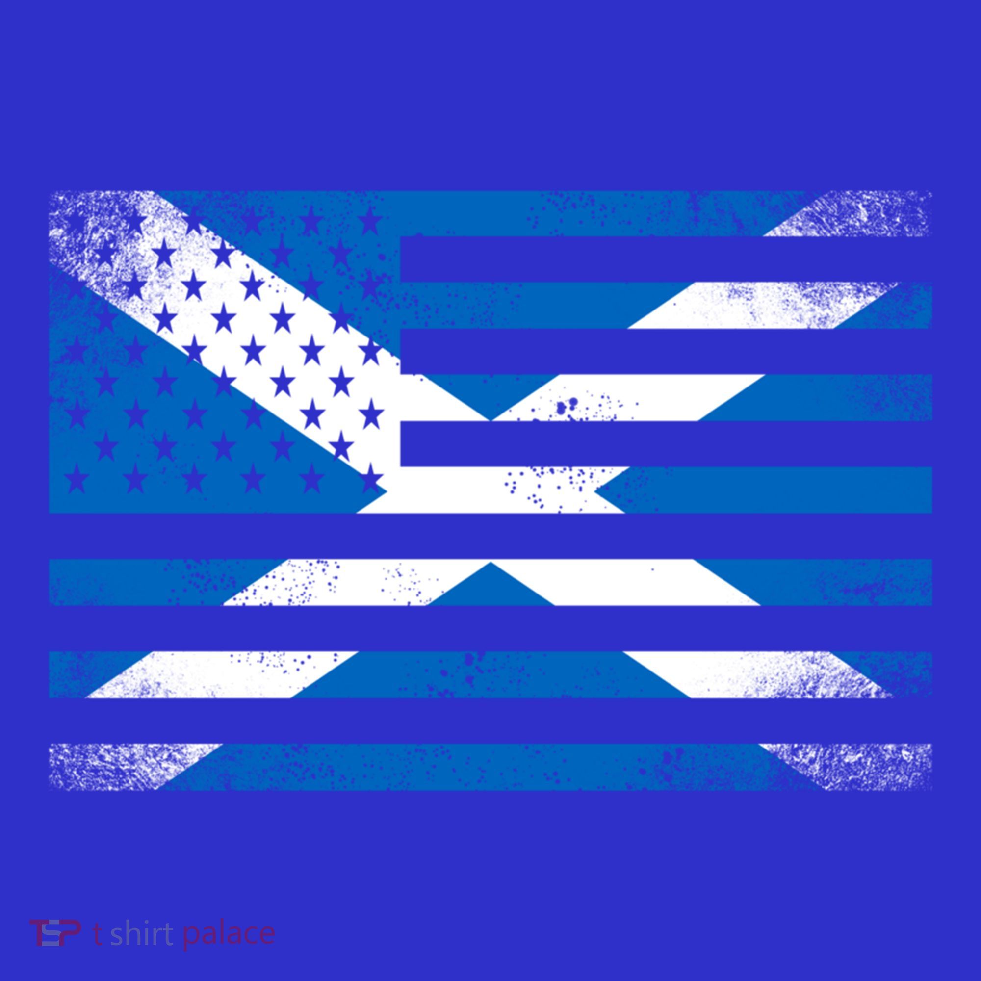Scottish American Flag Proud Scotland Usa Cute Gift Kids Sweatshirt