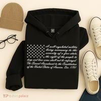 Second Amendment Flag Hoodie thumb 4