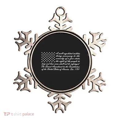 Second Amendment Flag Ornament