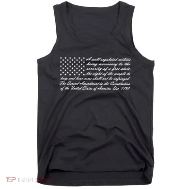 Second Amendment Flag Tank Top