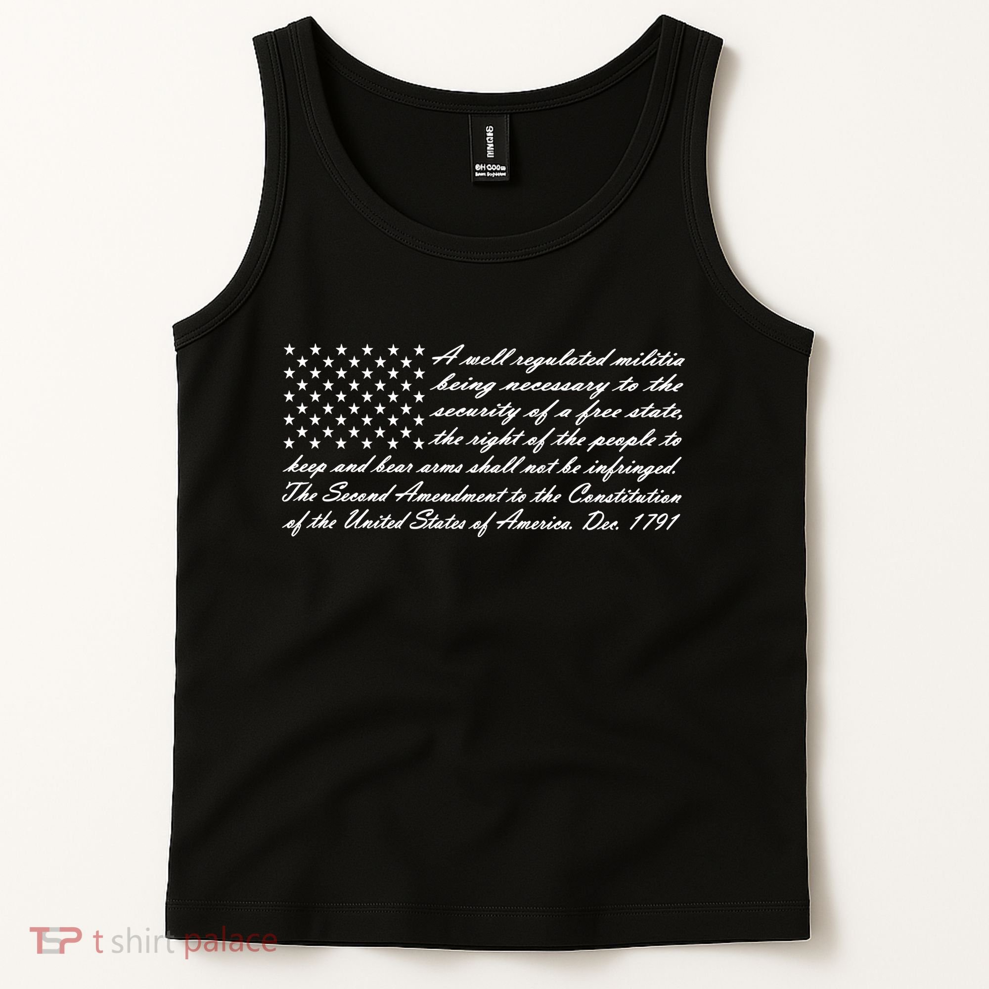 Second Amendment Flag Tank Top
