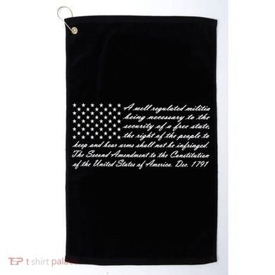 Second Amendment Flag Golf Towel