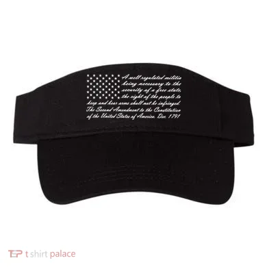 Second Amendment Flag Visor