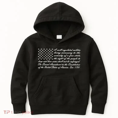 Second Amendment Flag Kids Hoodie