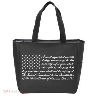 Second Amendment Flag Tote Bag