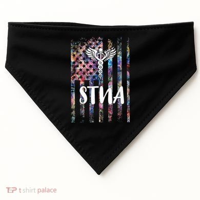 STNA American Flag USA-Made Doggie Bandana