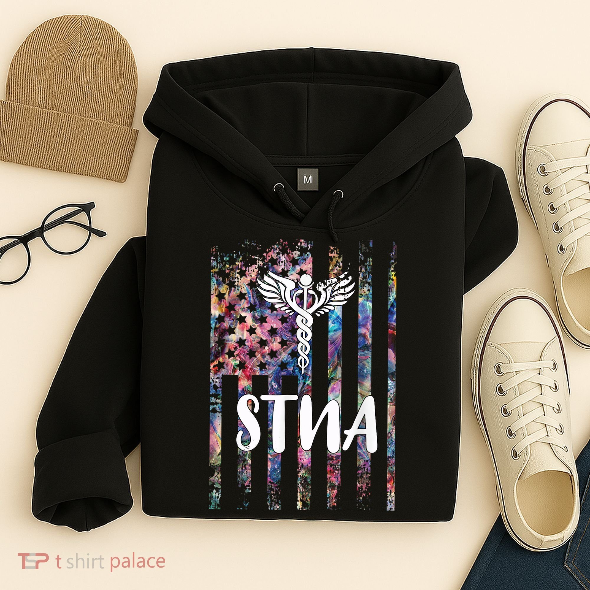 STNA American Flag Hoodie