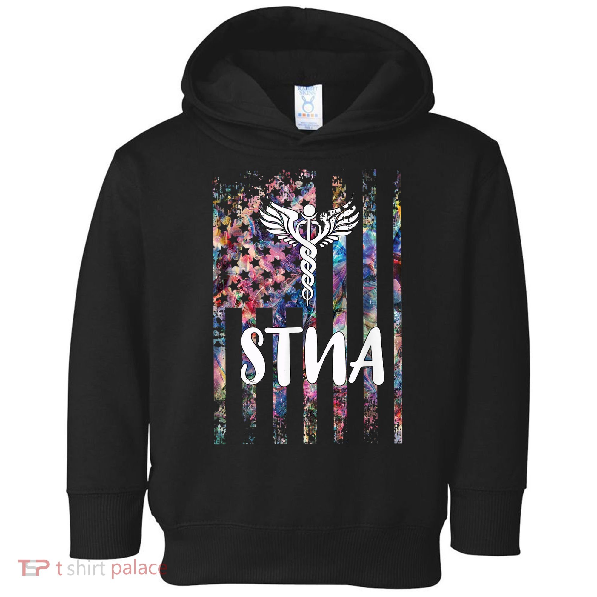 STNA American Flag Toddler Hoodie