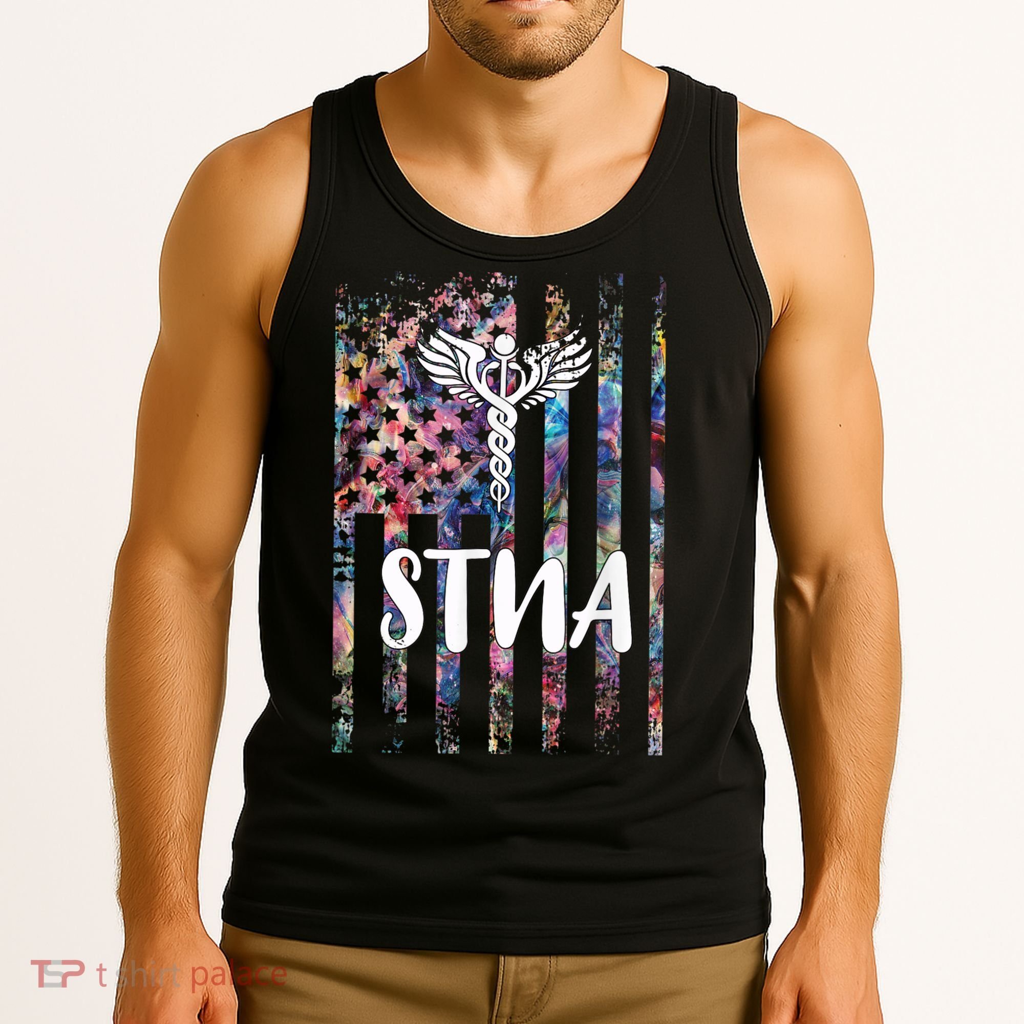 STNA American Flag Tank Top