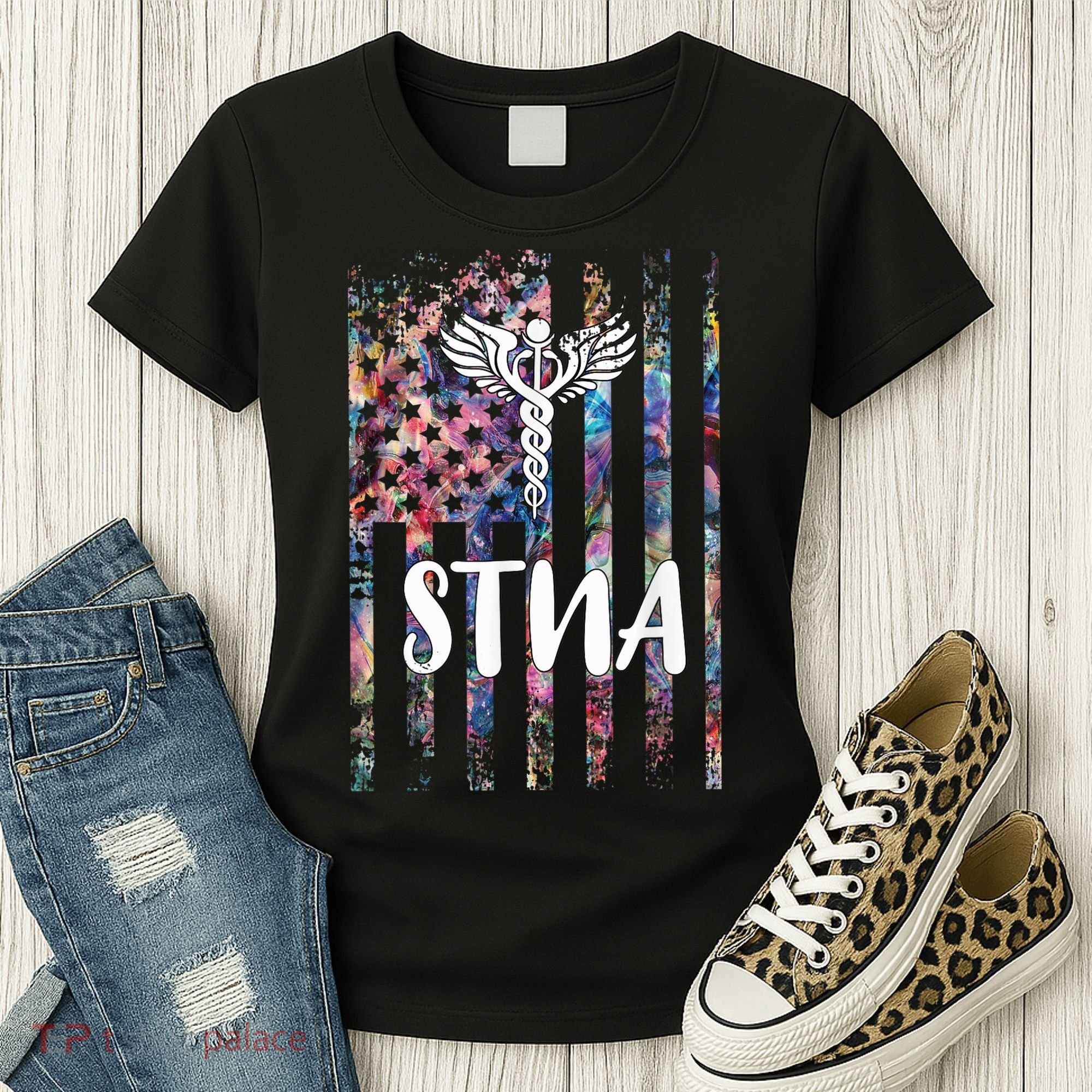STNA American Flag Women's T-Shirt