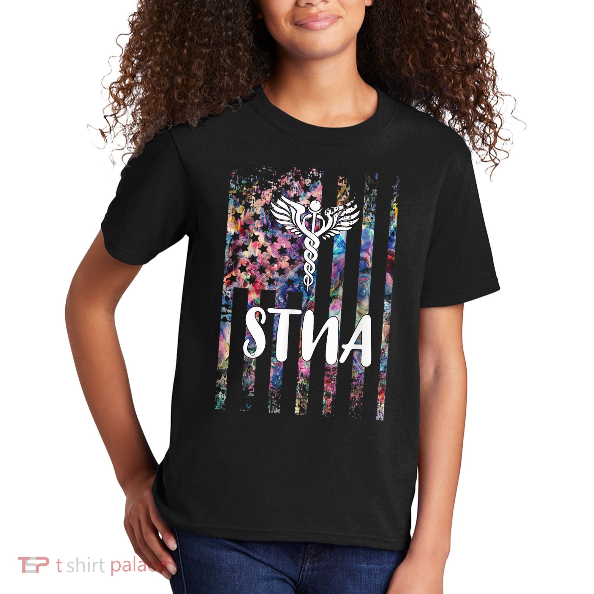 STNA American Flag Kids T-Shirt