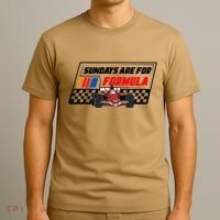 Sundays Are For Formula Racing Lover & Motorsports Fast Cars T-Shirt thumb 3