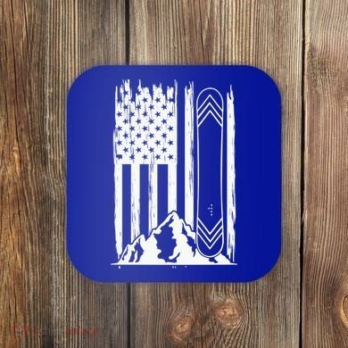 Snowboarding American Flag Coaster