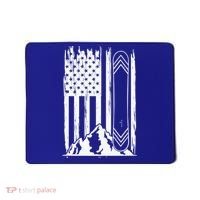 Snowboarding American Flag Mousepad thumb 0