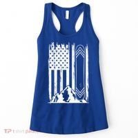 Snowboarding American Flag Women's Tank Top thumb 0