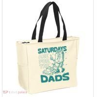 Saturdays Are For The Dads Mow Tote Bag thumb 2