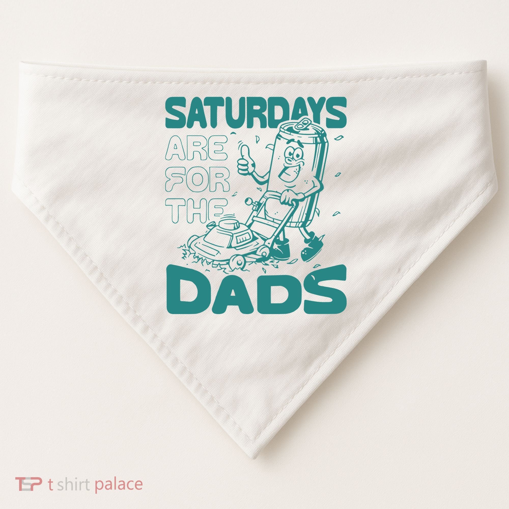 Saturdays Are For The Dads Mow USA-Made Doggie Bandana