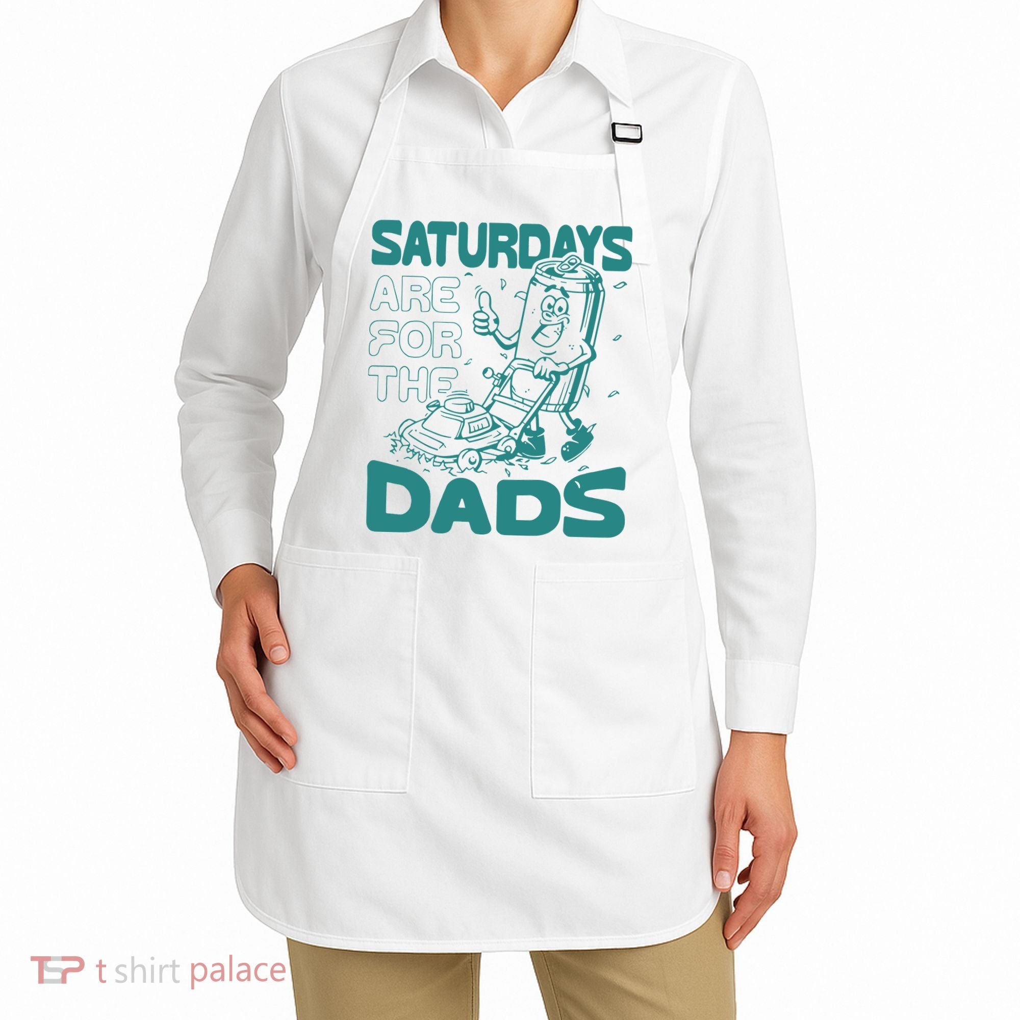 Saturdays Are For The Dads Mow Apron
